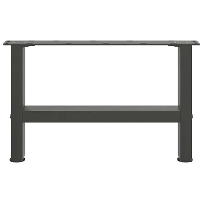 vidaXL Coffee Table Legs Anthracite 2 pcs 50x(30-31) cm Steel