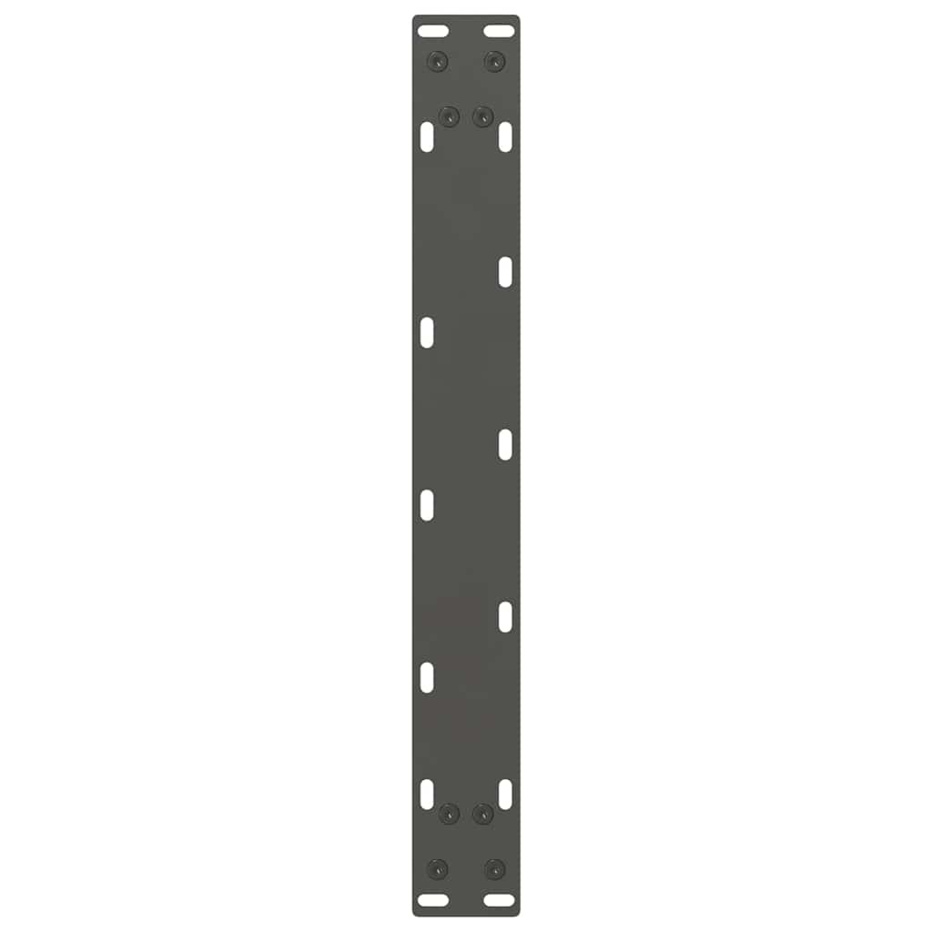 vidaXL Coffee Table Legs Anthracite 2 pcs 50x(30-31) cm Steel