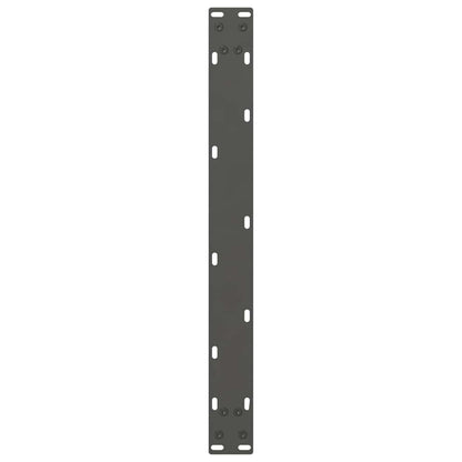 vidaXL Coffee Table Legs Anthracite 2 pcs 60x(30-31) cm Steel