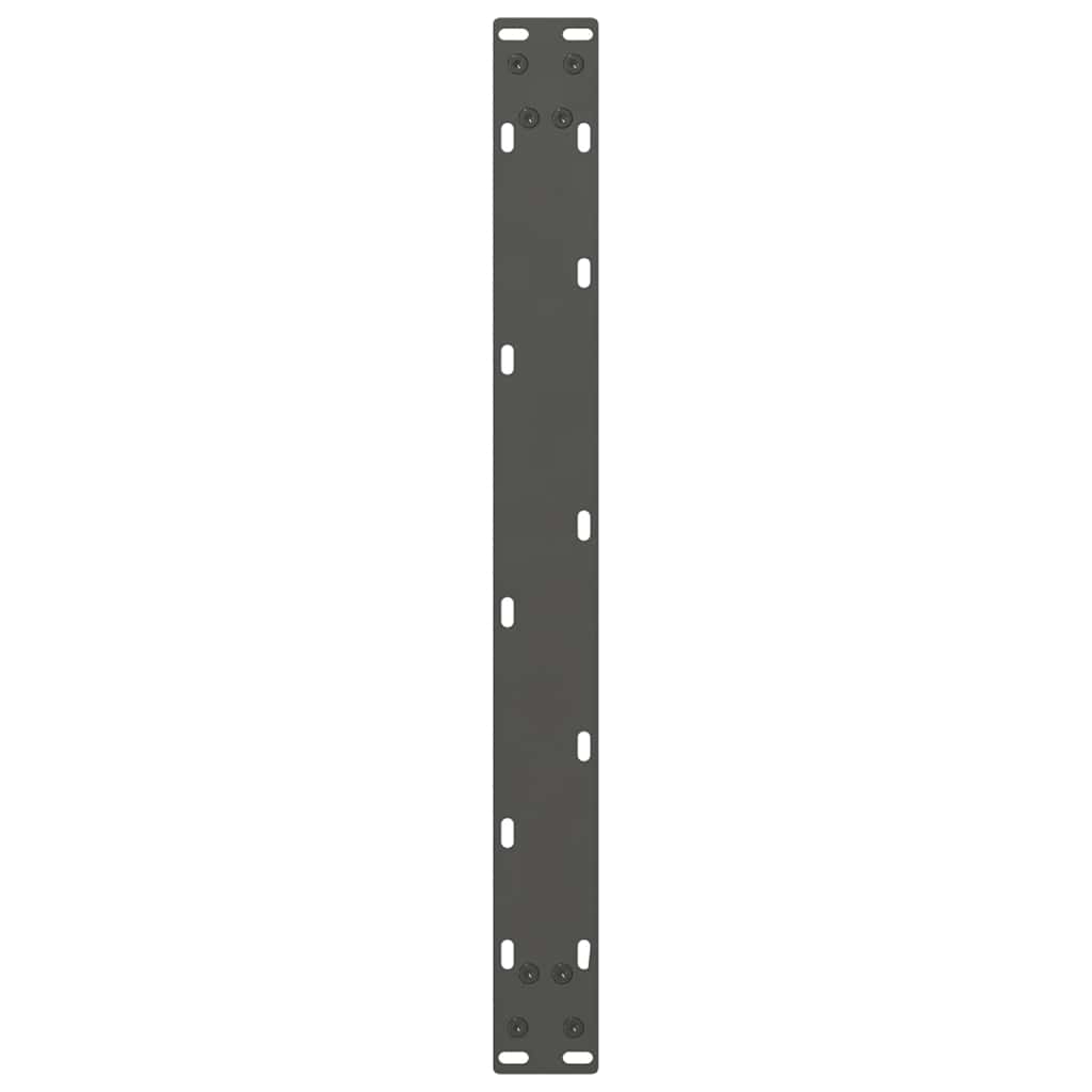 vidaXL Coffee Table Legs Anthracite 2 pcs 70x(30-31) cm Steel