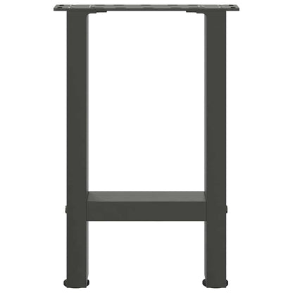 vidaXL Coffee Table Legs Anthracite 2 pcs 28x(42-43) cm Steel