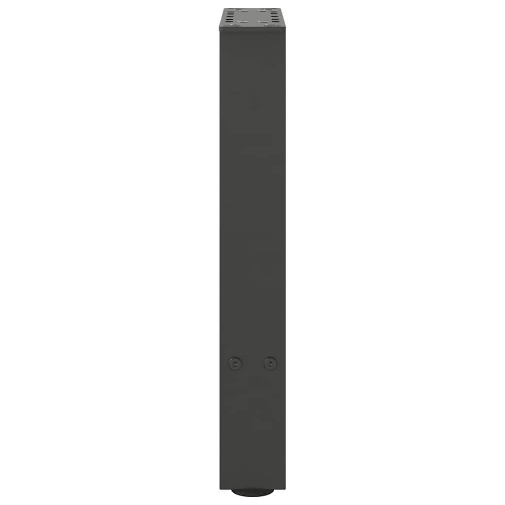 vidaXL Coffee Table Legs Anthracite 2 pcs 38x(42-43) cm Steel