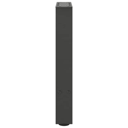 vidaXL Coffee Table Legs Anthracite 2 pcs 38x(42-43) cm Steel