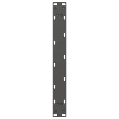 vidaXL Coffee Table Legs Anthracite 2 pcs 60x(42-43) cm Steel
