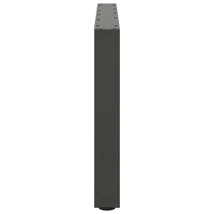vidaXL Coffee Table Legs Anthracite 2 pcs 70x(42-43) cm Steel