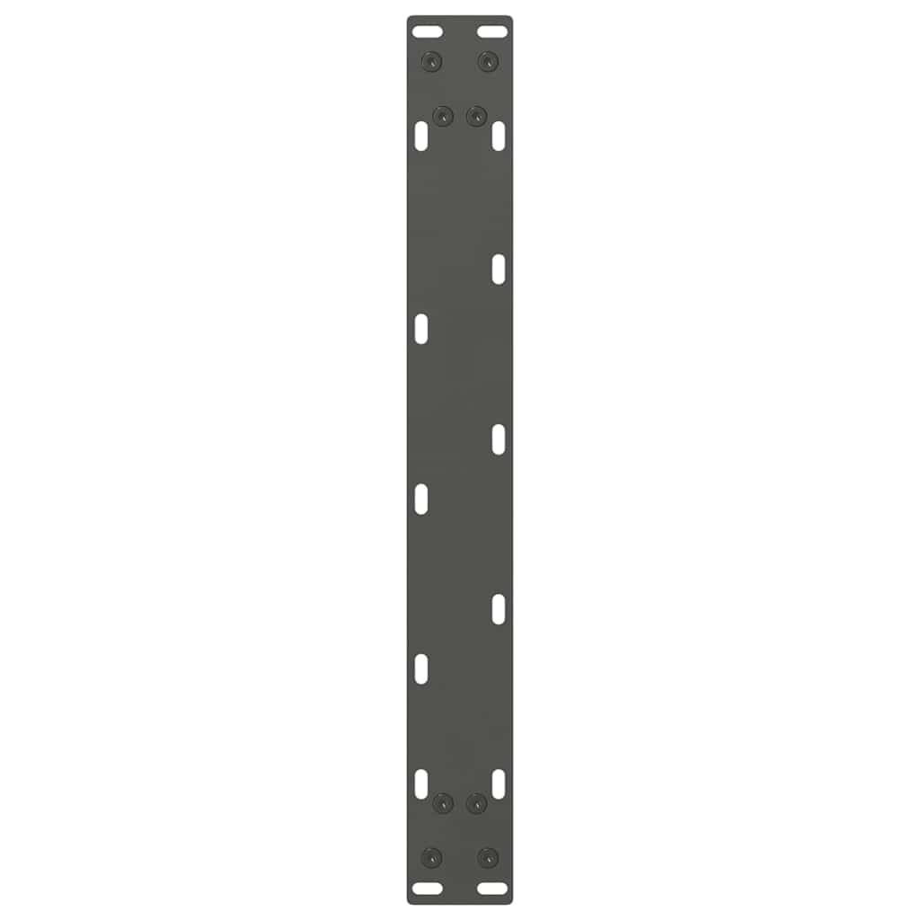 vidaXL Coffee Table Legs Anthracite 2 pcs 70x(42-43) cm Steel
