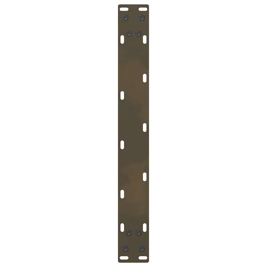 vidaXL Coffee Table Legs Natural Steel 2 pcs 70x(42-43) cm Steel