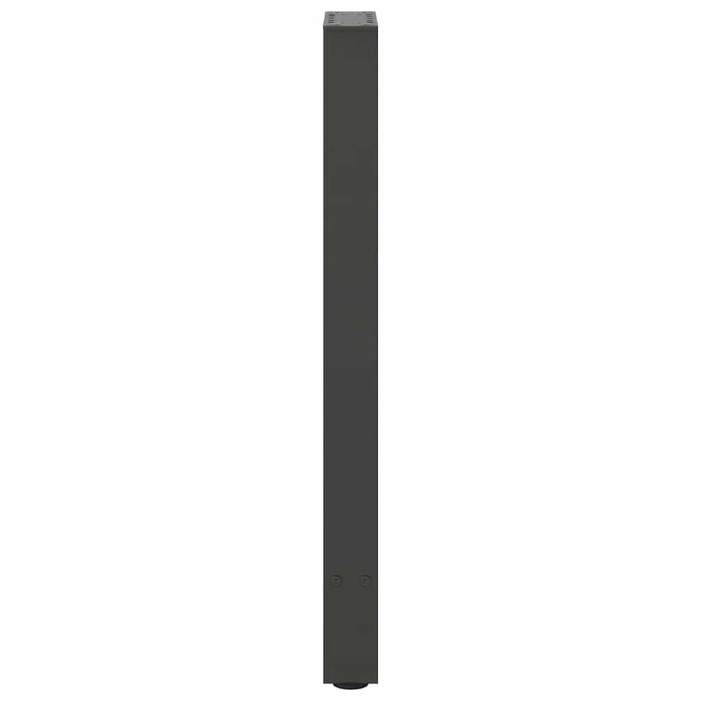 vidaXL Console Table Legs Anthracite 2 pcs 28x(72-73) cm Steel