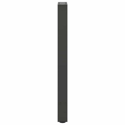 vidaXL Console Table Legs Anthracite 2 pcs 28x(72-73) cm Steel