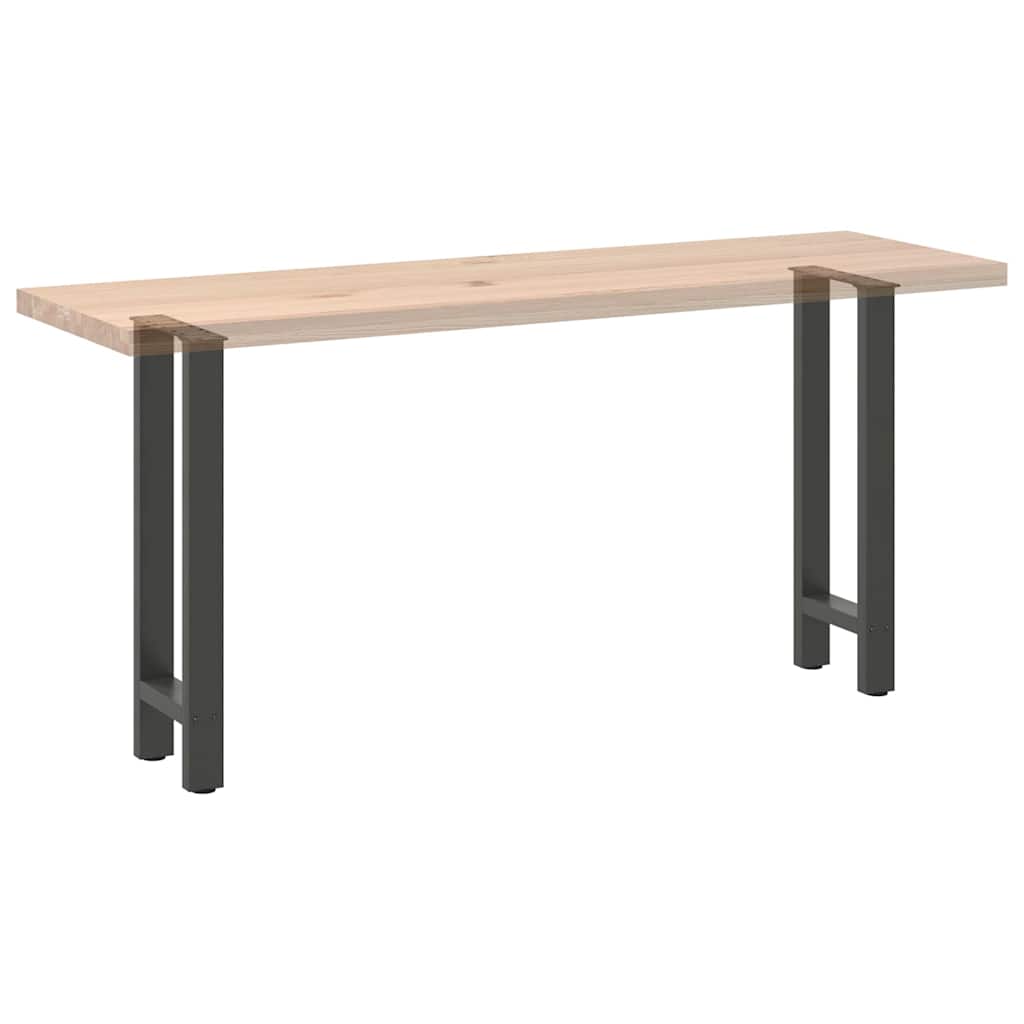 vidaXL Console Table Legs Anthracite 2 pcs 28x(72-73) cm Steel