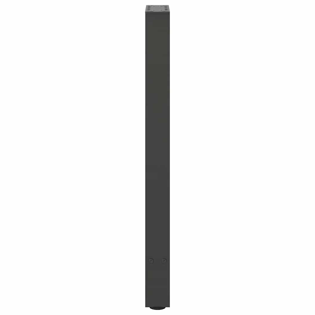 vidaXL Console Table Legs Anthracite 2 pcs 38x(72-73) cm Steel