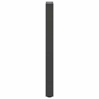 vidaXL Console Table Legs Anthracite 2 pcs 38x(72-73) cm Steel