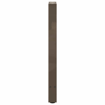 vidaXL Console Table Legs Natural Steel 2 pcs 38x(72-73) cm Steel