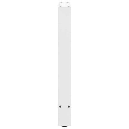 vidaXL Dining Table Legs White 2 pcs 50x(72-73) cm Steel