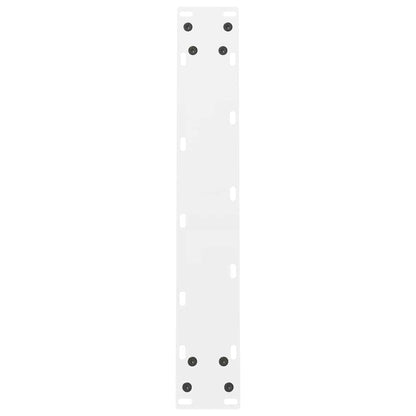 vidaXL Dining Table Legs White 2 pcs 50x(72-73) cm Steel