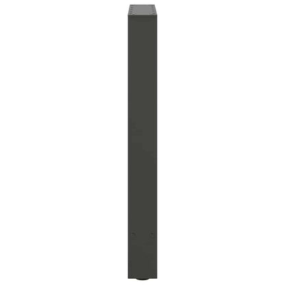 vidaXL Dining Table Legs Anthracite 2 pcs 50x(72-73) cm Steel