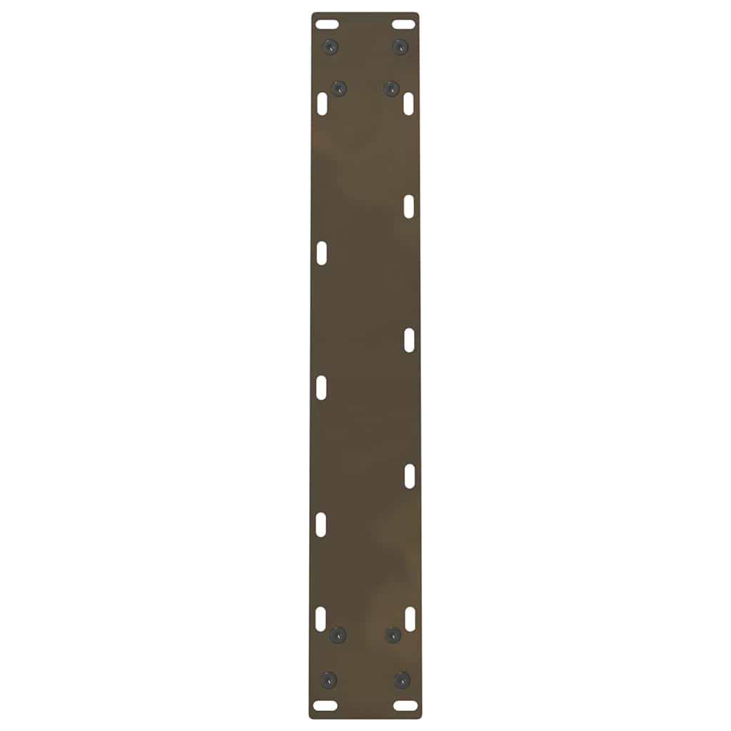 vidaXL Dining Table Legs Natural Steel 2 pcs 50x(72-73) cm Steel