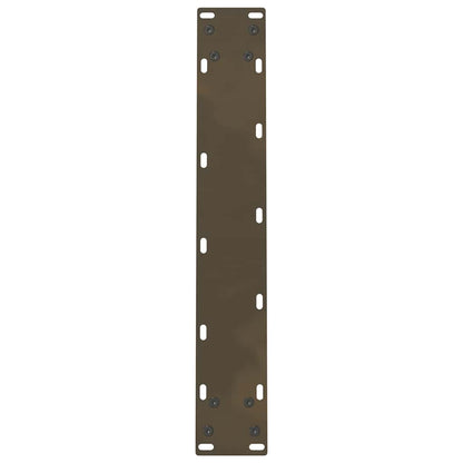 vidaXL Dining Table Legs Natural Steel 2 pcs 50x(72-73) cm Steel