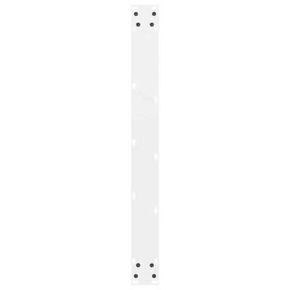 vidaXL Dining Table Legs White 2 pcs 70x(72-73) cm Steel