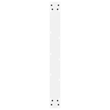 vidaXL Dining Table Legs White 2 pcs 80x(72-73) cm Steel