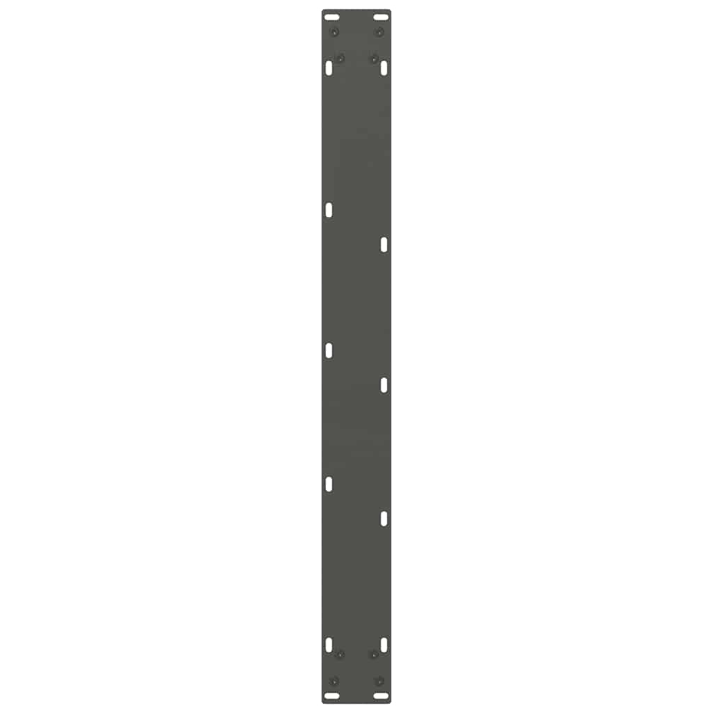 vidaXL Dining Table Legs Anthracite 2 pcs 80x(72-73) cm Steel