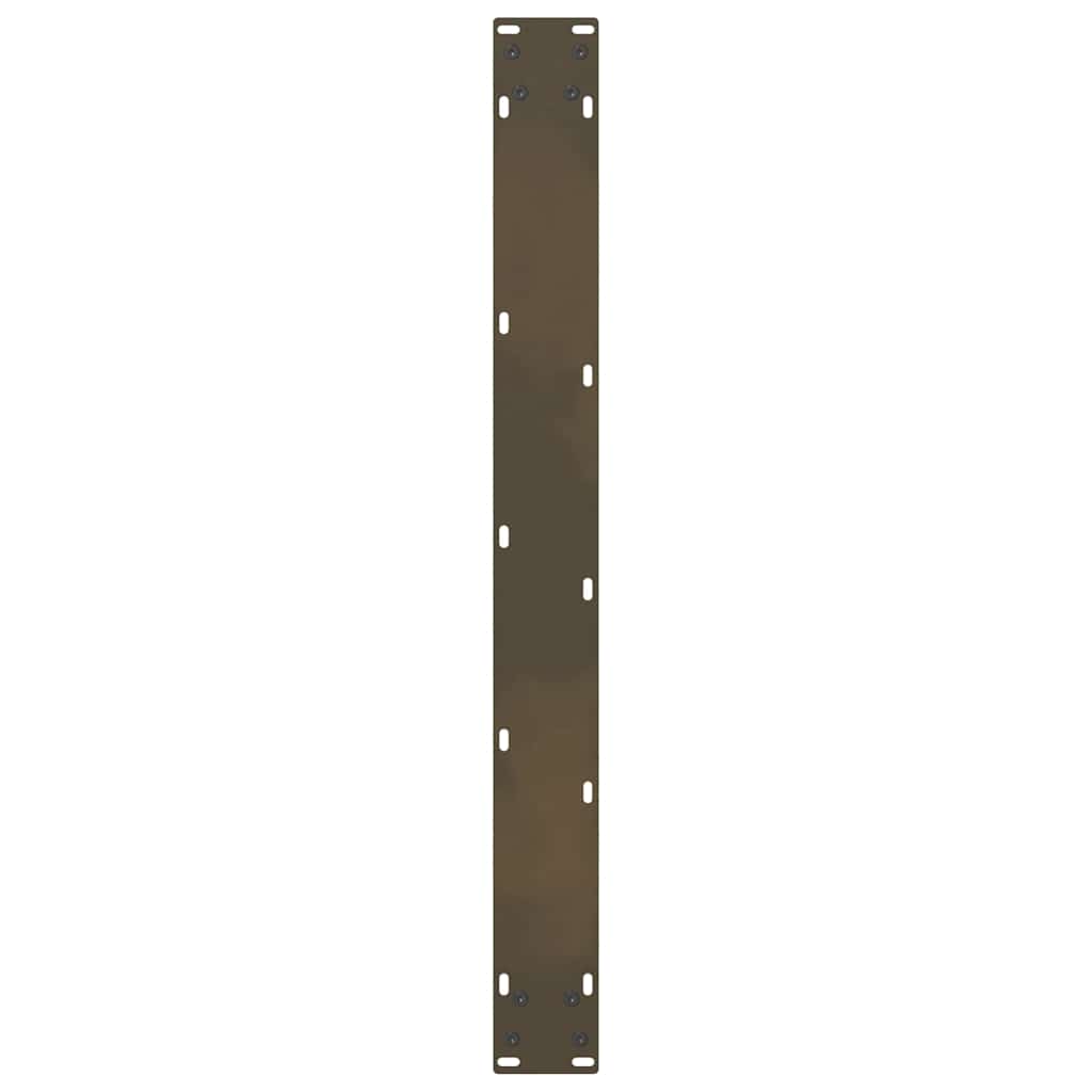 vidaXL Dining Table Legs Natural Steel 2 pcs 80x(72-73) cm Steel