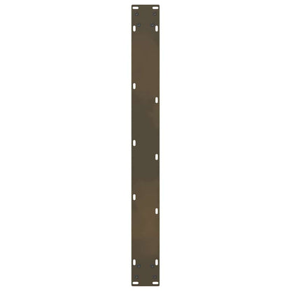vidaXL Dining Table Legs Natural Steel 2 pcs 80x(72-73) cm Steel