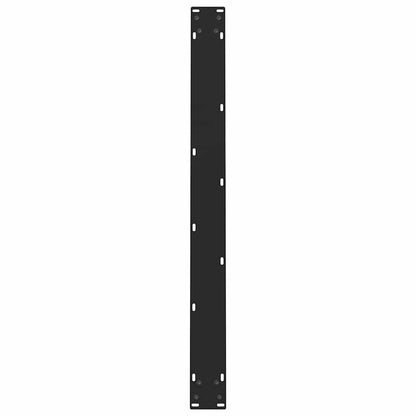 vidaXL Dining Table Legs Black 2 pcs 90x(72-73) cm Steel