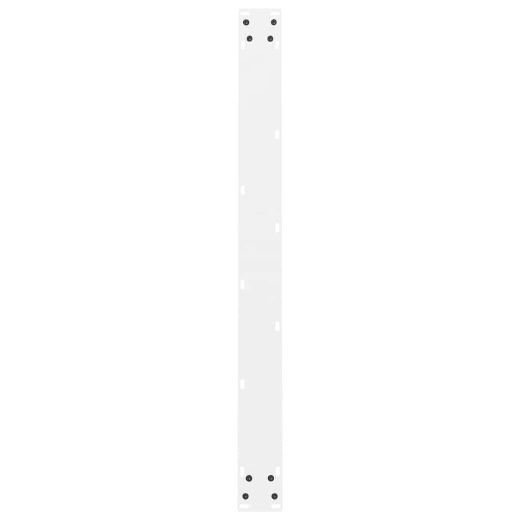 vidaXL Dining Table Legs White 2 pcs 90x(72-73) cm Steel