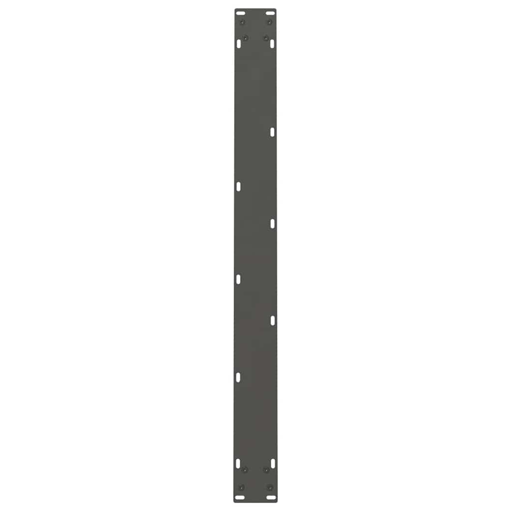 vidaXL Dining Table Legs Anthracite 2 pcs 90x(72-73) cm Steel
