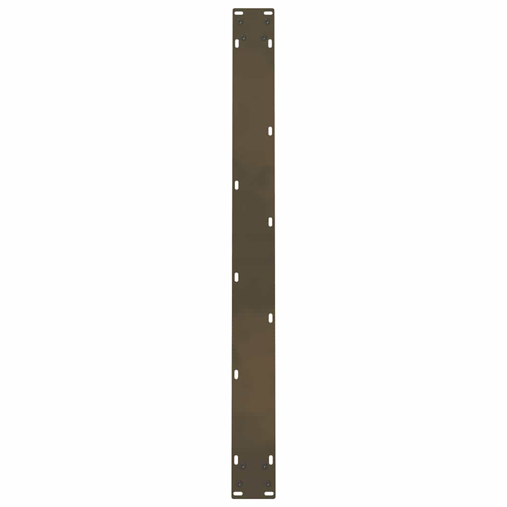 vidaXL Dining Table Legs Natural Steel 2 pcs 90x(72-73) cm Steel