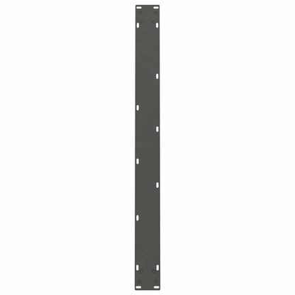 vidaXL Dining Table Legs Anthracite 2 pcs 100x(72-73) cm Steel