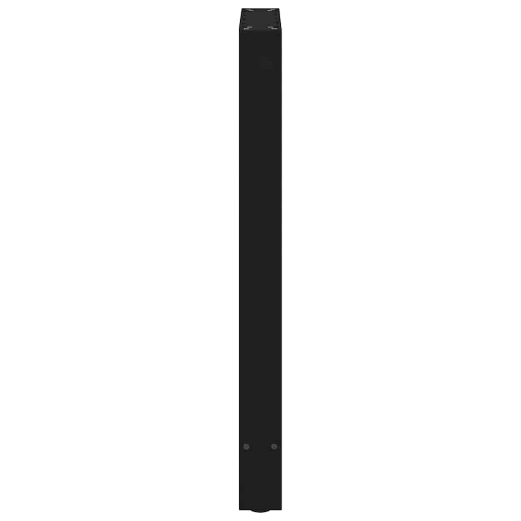 vidaXL Bar Table Legs Black 2 pcs 40x(90-91) cm Steel