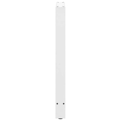 vidaXL Bar Table Legs White 2 pcs 40x(90-91) cm Steel