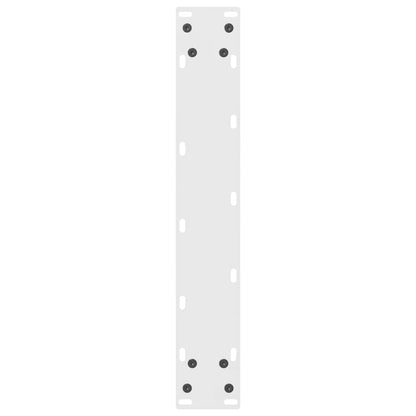 vidaXL Bar Table Legs White 2 pcs 40x(90-91) cm Steel