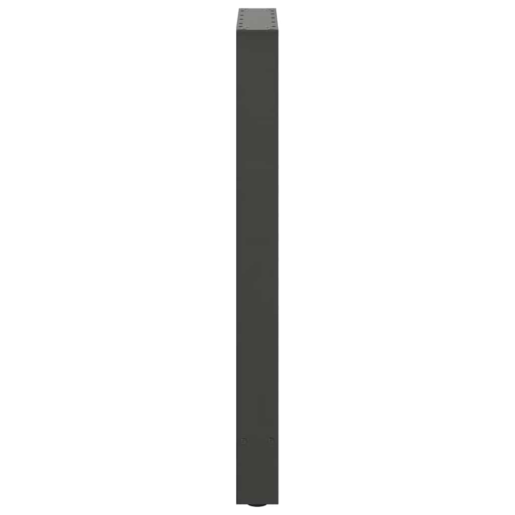 vidaXL Bar Table Legs Anthracite 2 pcs 40x(90-91) cm Steel