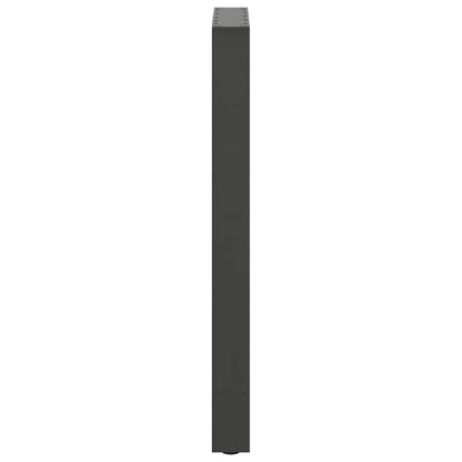 vidaXL Bar Table Legs Anthracite 2 pcs 40x(90-91) cm Steel