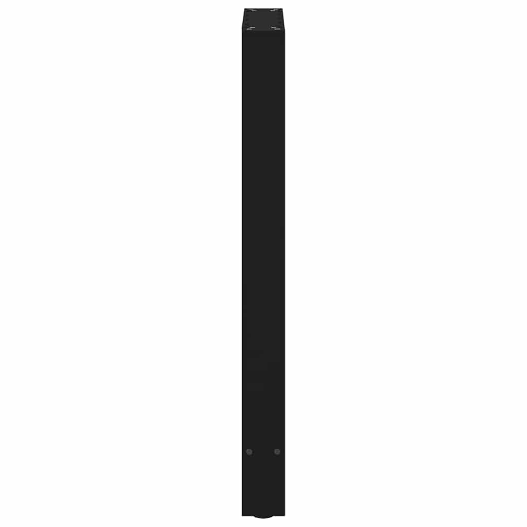 vidaXL Bar Table Legs Black 2 pcs 50x(90-91) cm Steel