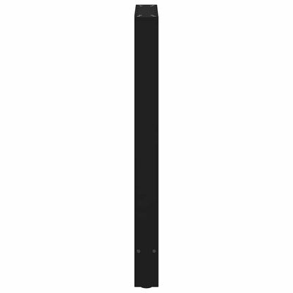 vidaXL Bar Table Legs Black 2 pcs 50x(90-91) cm Steel