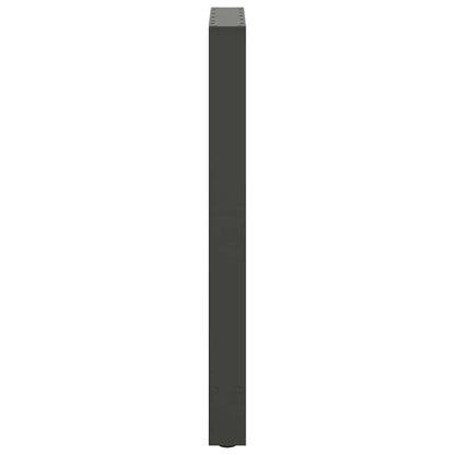 vidaXL Bar Table Legs Anthracite 2 pcs 50x(90-91) cm Steel