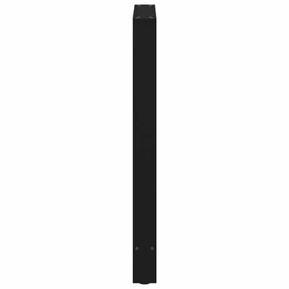 vidaXL Bar Table Legs Black 2 pcs 60x(90-91) cm Steel