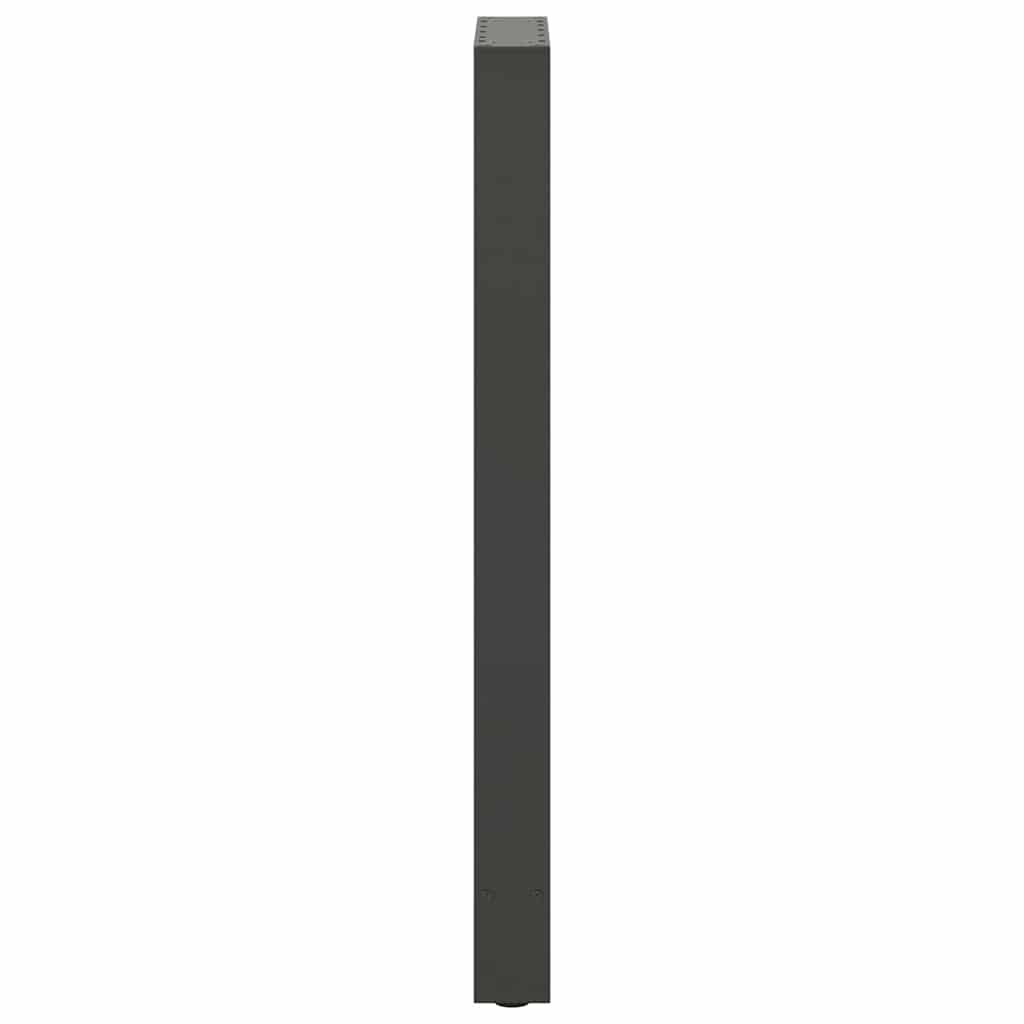 vidaXL Bar Table Legs Anthracite 2 pcs 40x(100-101) cm Steel