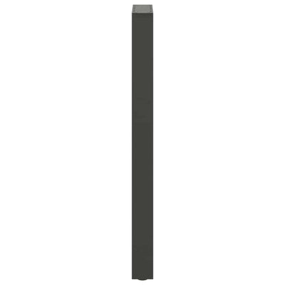 vidaXL Bar Table Legs Anthracite 2 pcs 50x(100-101) cm Steel