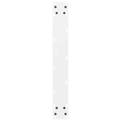 vidaXL Bar Table Legs White 2 pcs 60x(100-101) cm Steel