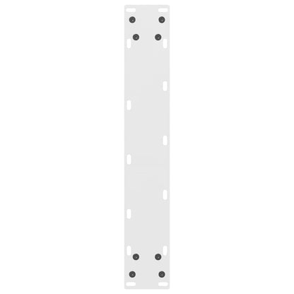 vidaXL Bar Table Legs White 2 pcs 40x(110-111) cm Steel