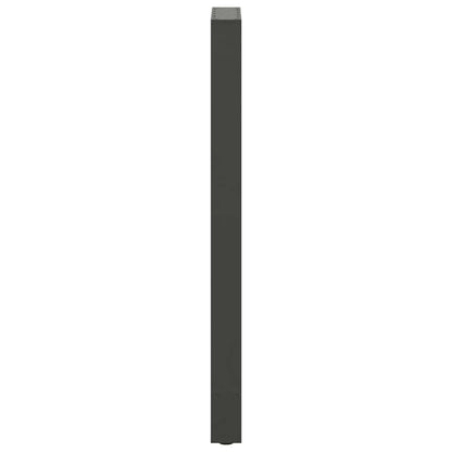vidaXL Bar Table Legs Anthracite 2 pcs 40x(110-111) cm Steel