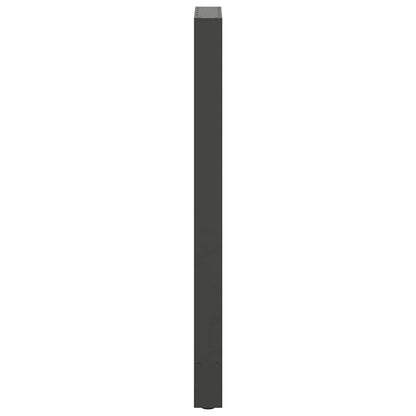 vidaXL Bar Table Legs Anthracite 2 pcs 50x(110-111) cm Steel