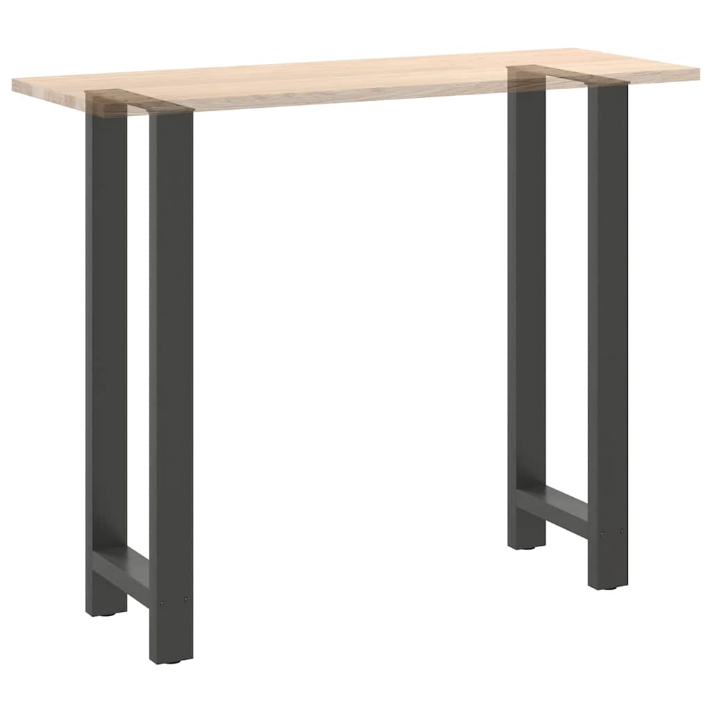 vidaXL Bar Table Legs Anthracite 2 pcs 50x(110-111) cm Steel