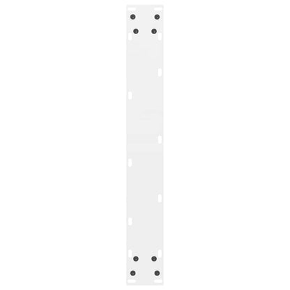vidaXL Bar Table Legs White 2 pcs 60x(110-111) cm Steel