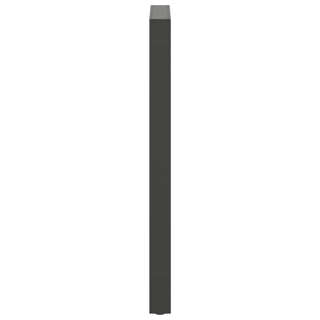 vidaXL Bar Table Legs Anthracite 2 pcs 60x(110-111) cm Steel